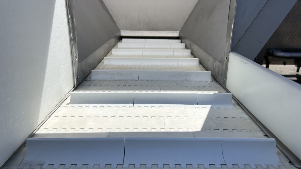 Collection Hopper transportband