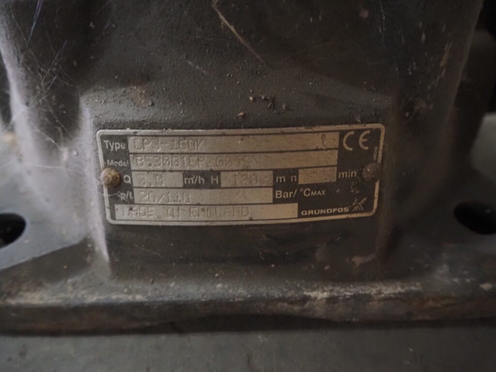 Grundfos high pressure water pump