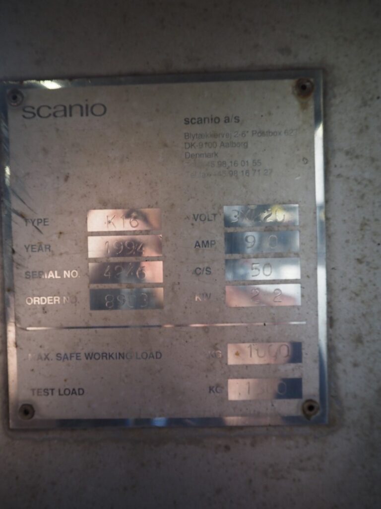 Scanio Normwagen lift