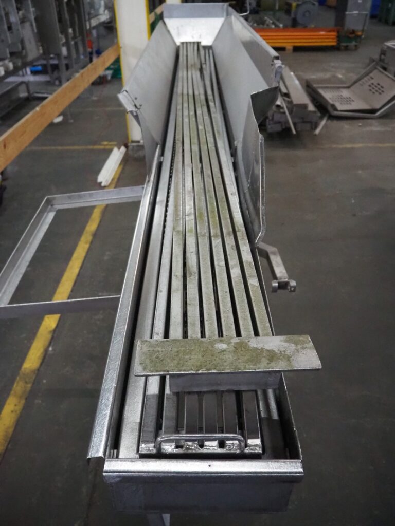 Walking beam from fillet machine